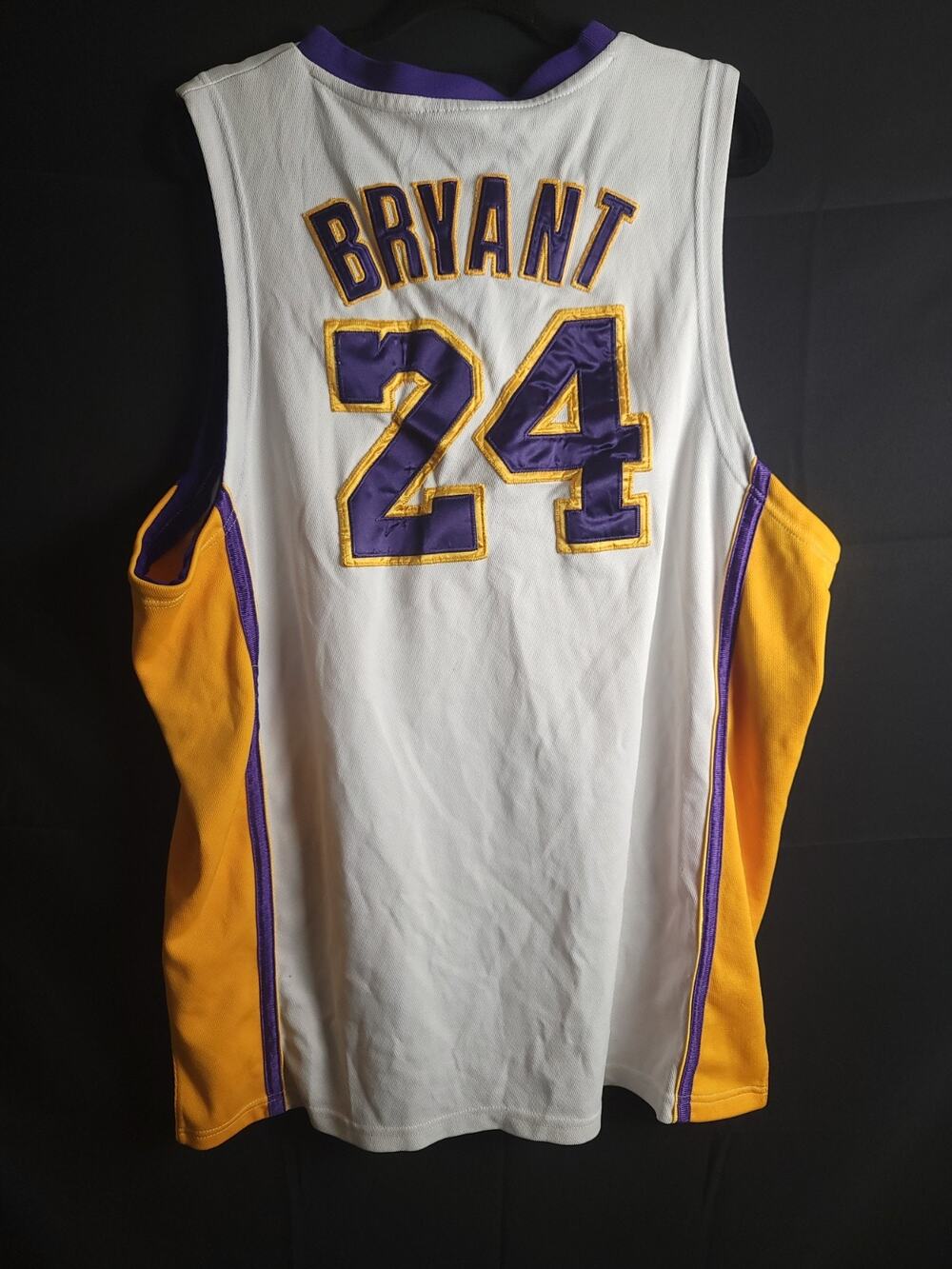 Adidas NBA Authentic LA Lakers Kobe Bryant #24 Noche Latina Jersey White